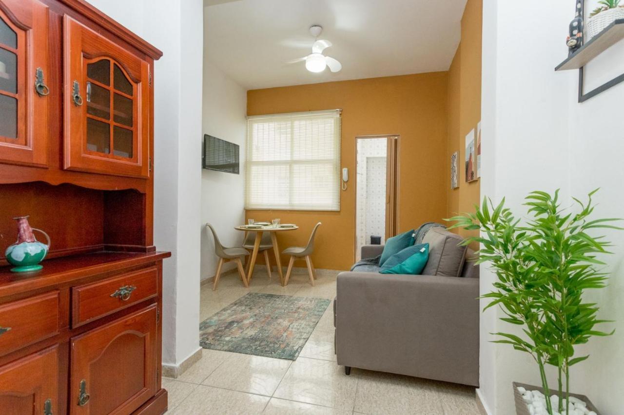 Conforto E Relax, Caminhando Para A Praia De Copacabana, Quarto E Sala, Completo, Com Wi Fi, Cozinha, Ar Condicionado Rio de Janeiro Kültér fotó